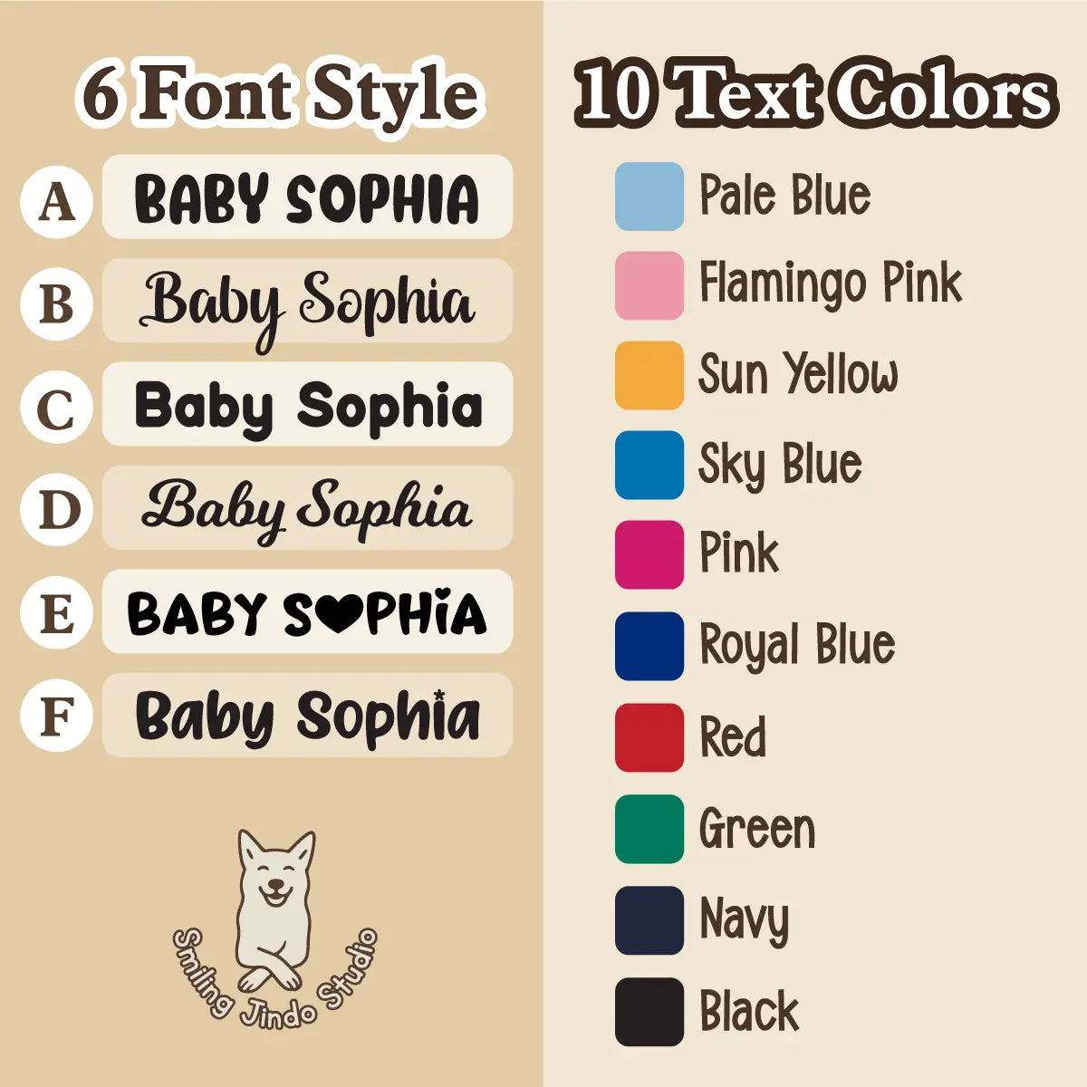 Personalized Cotton Terry Baby Bib