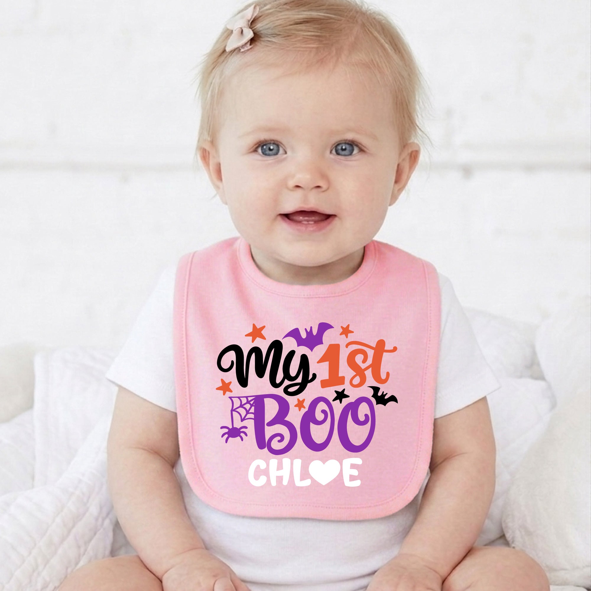 Personalized My 1st Boo Baby Bib