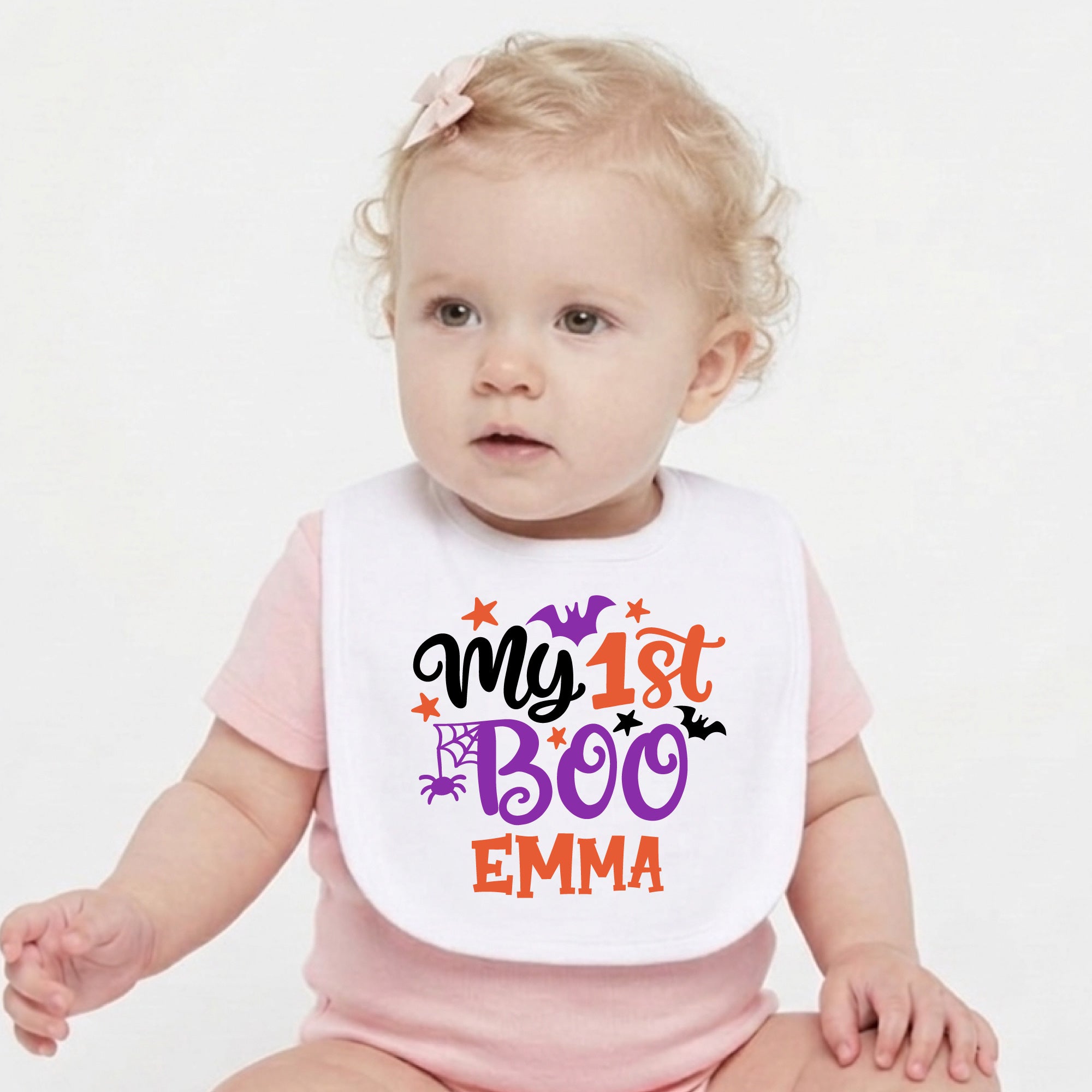 Personalized My 1st Boo Baby Bib