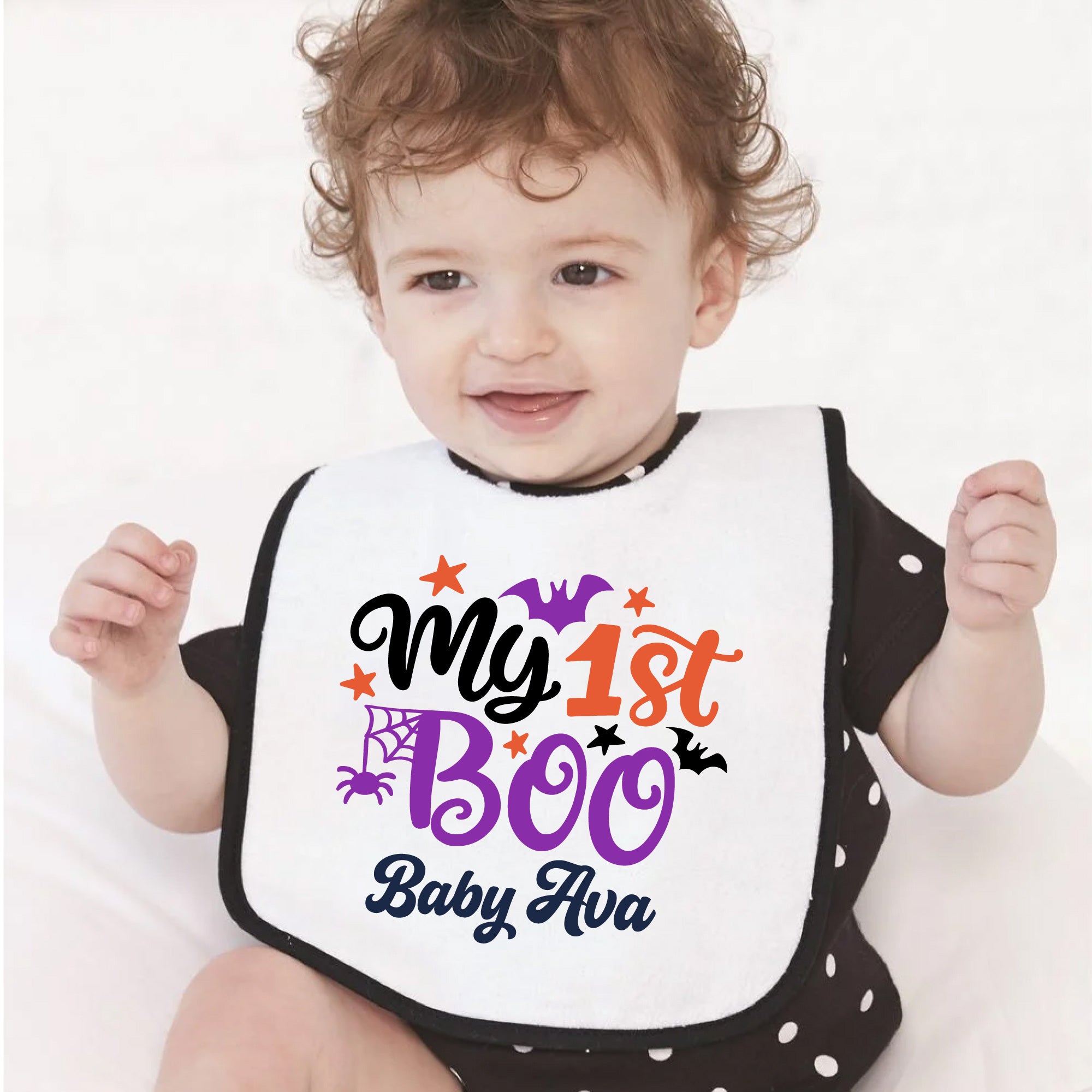 Personalized halloween Baby Bib