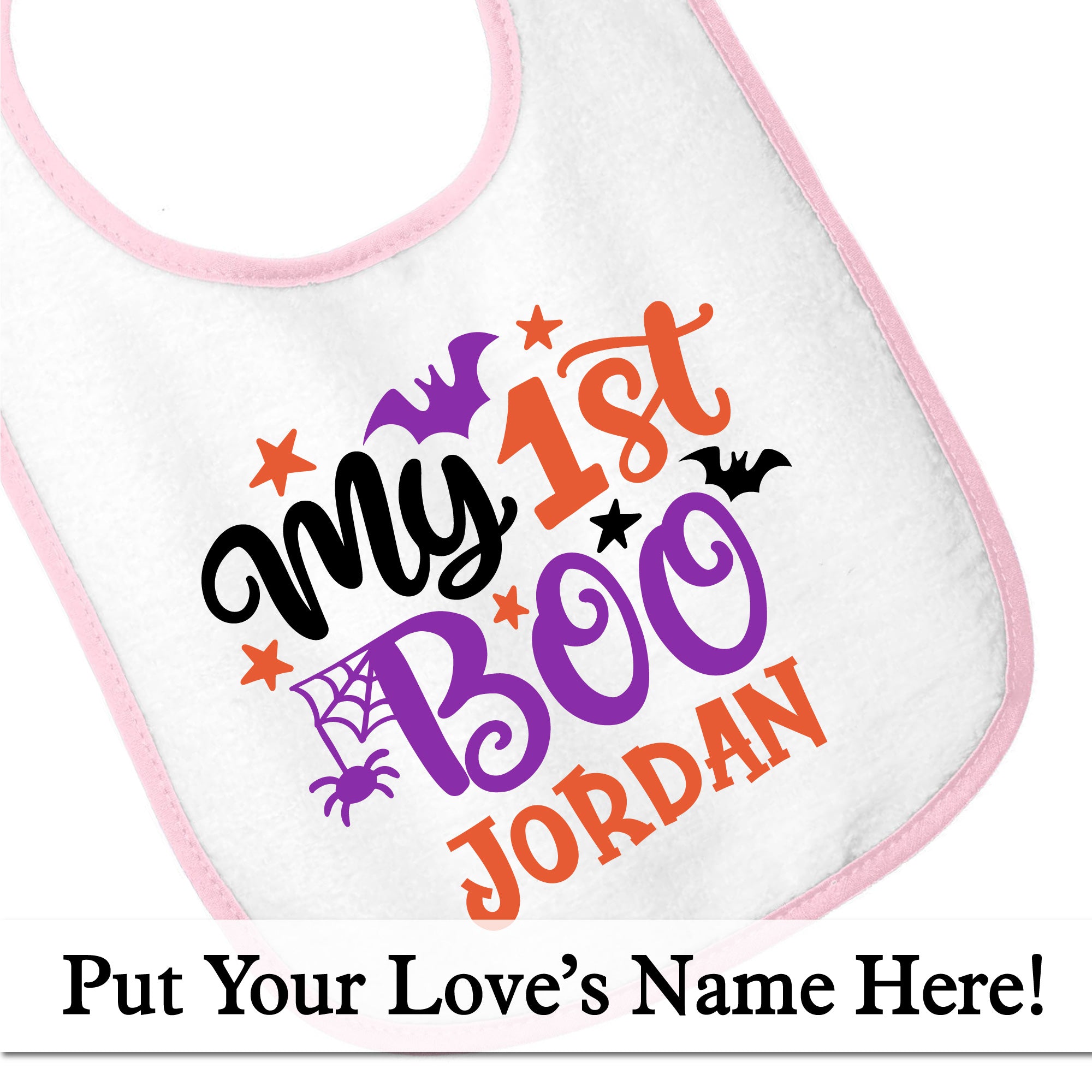 Personalized halloween Baby Bib