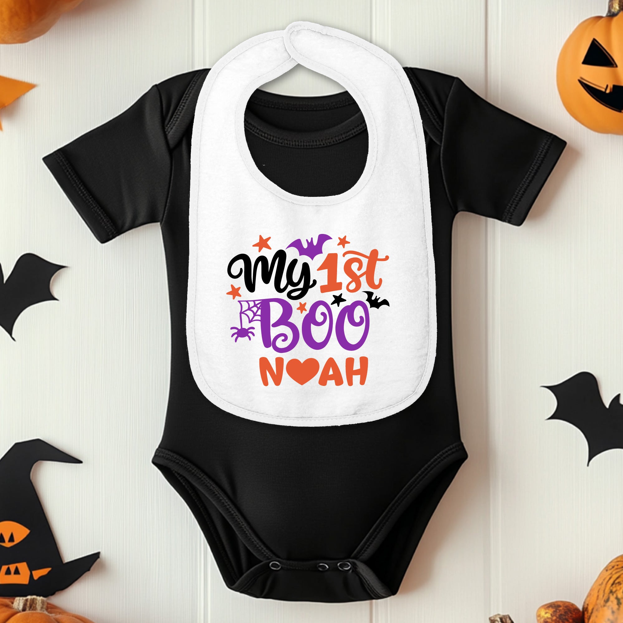 Personalized halloween Baby Bib