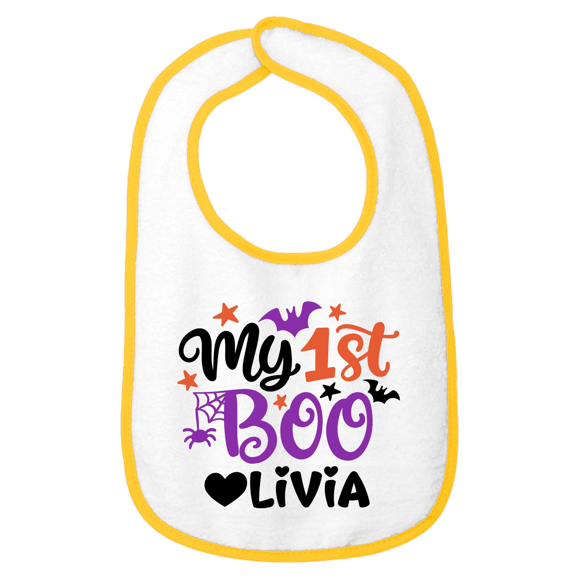 Personalized halloween Baby Bib