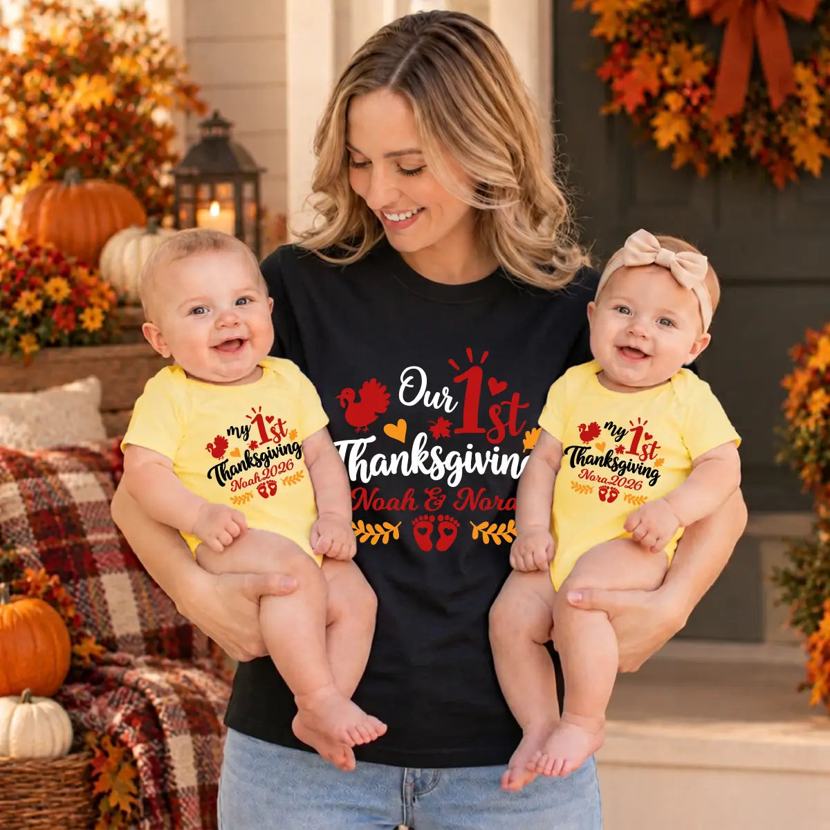 Personalized 1st Thanksgiving Mommy and Me 