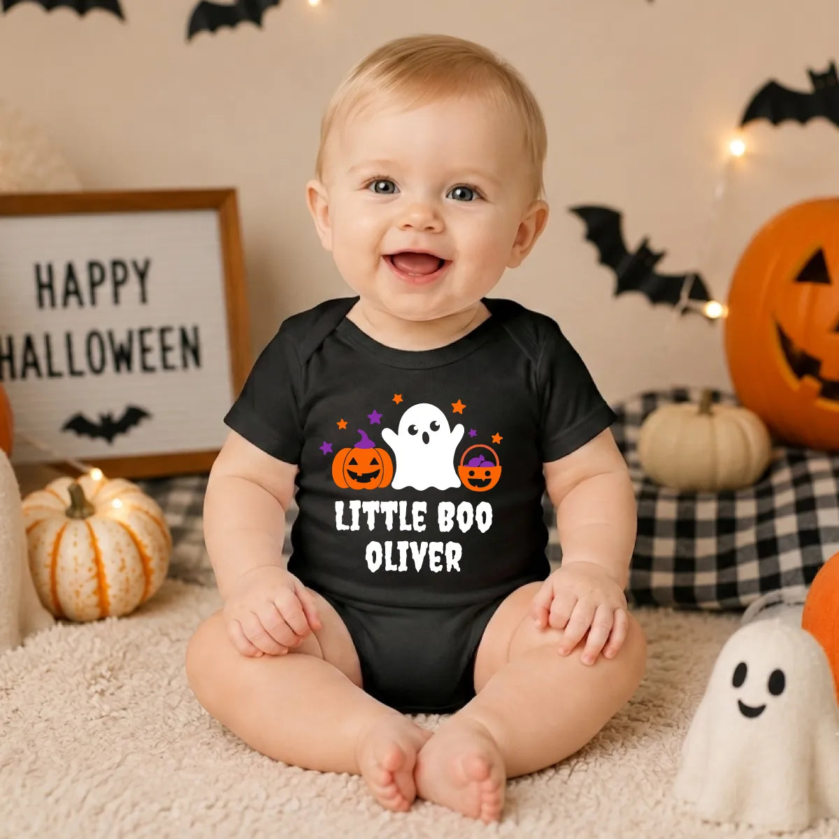 Personalized Halloween Baby Bodysuit