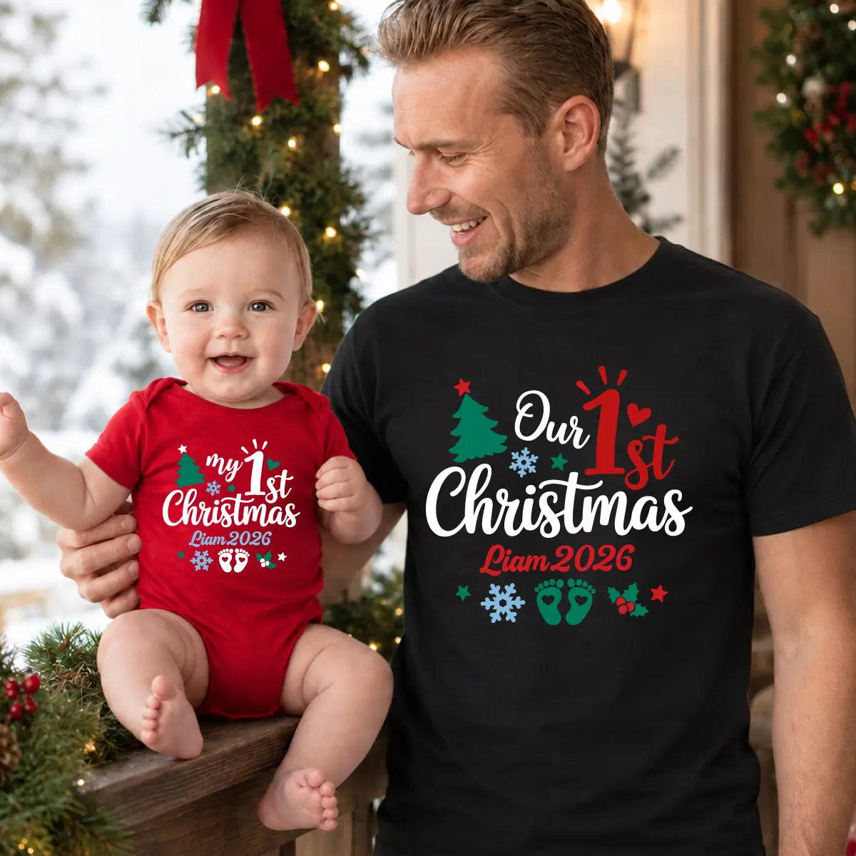 1st Christmas Daddy and Me