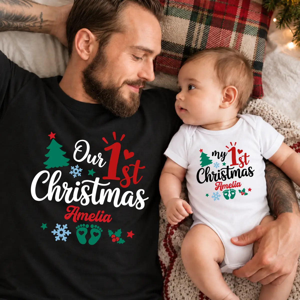 1st Christmas Daddy and Me
