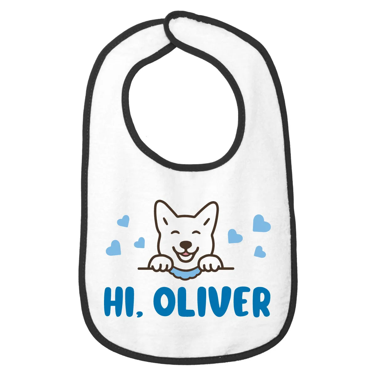 Personalized Cotton Terry  Baby Bib