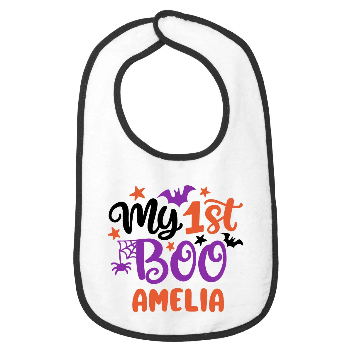 Personalized My 1st Boo Baby Bib