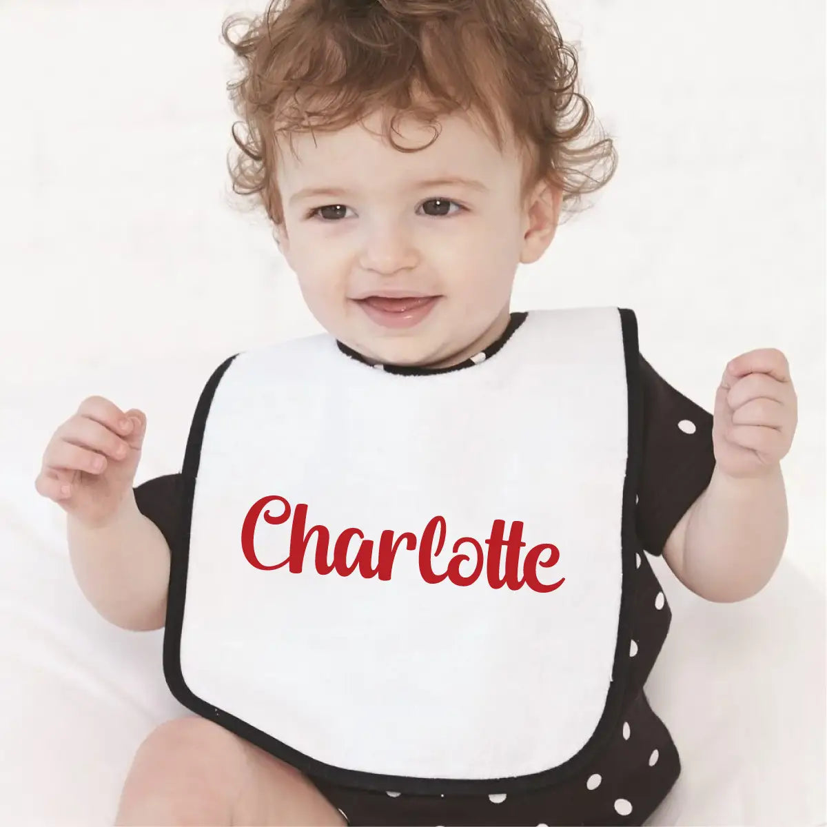Personalized Cotton Terry Baby Bib