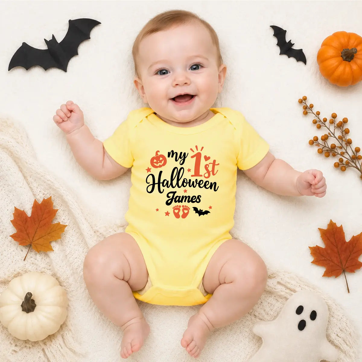 Personalized My 1st Halloween Bodysuit