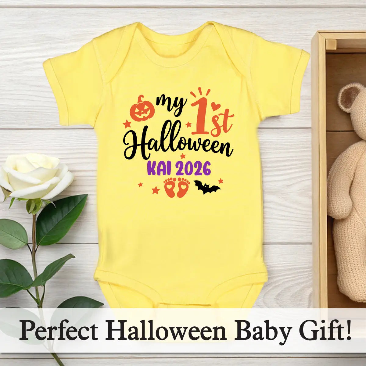 Personalized My 1st Halloween Bodysuit
