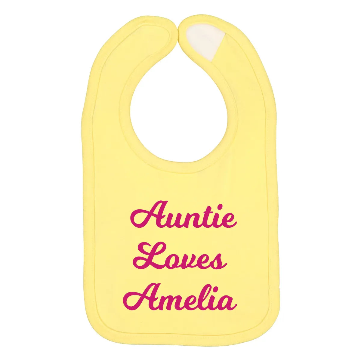 Personalized Jersey Baby Bib