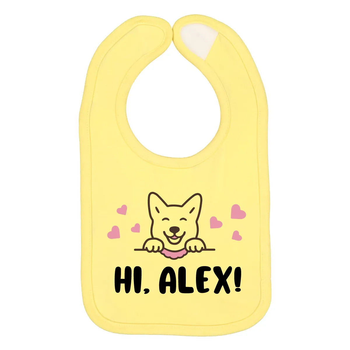 Personalized Jersey Baby Bib