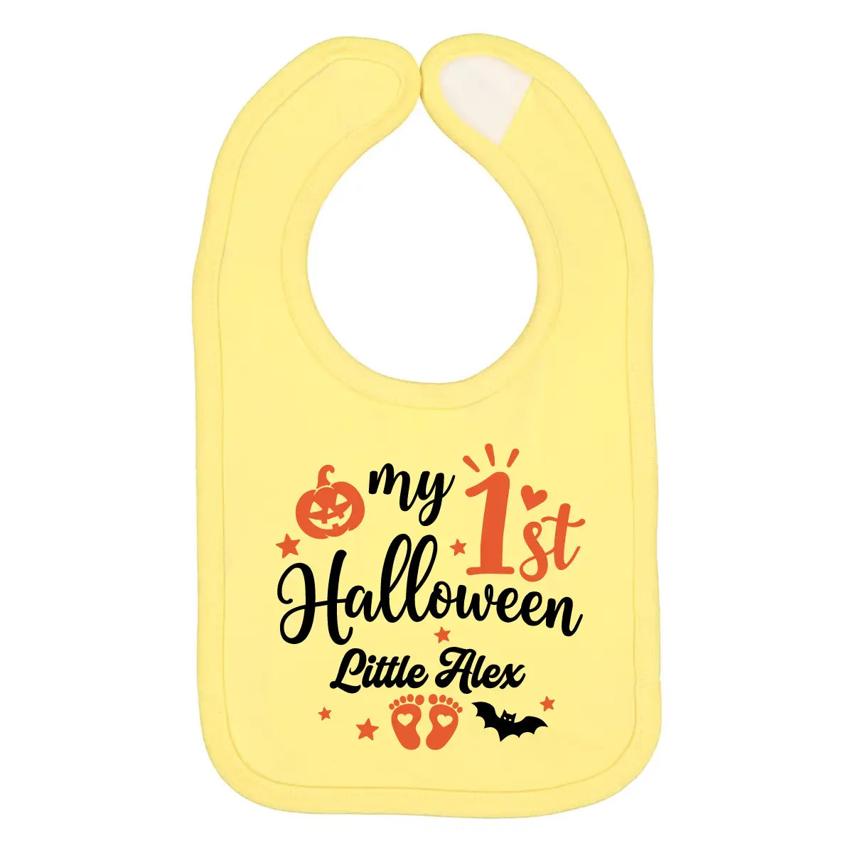 Personalized My 1st Halloween Baby Bib
