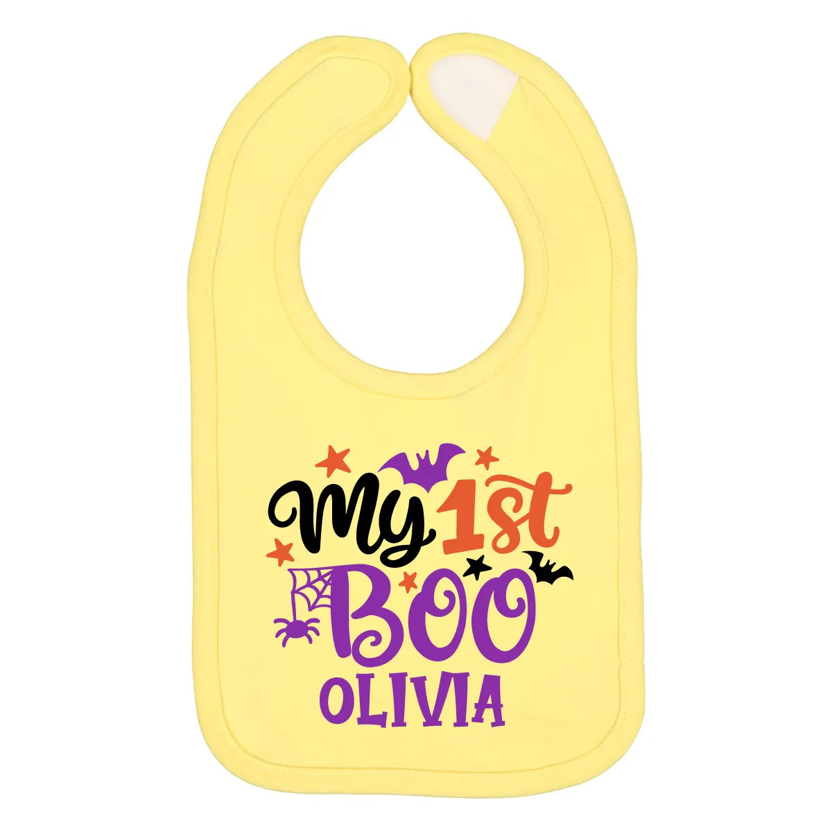 Personalized My 1st Boo Baby Bib
