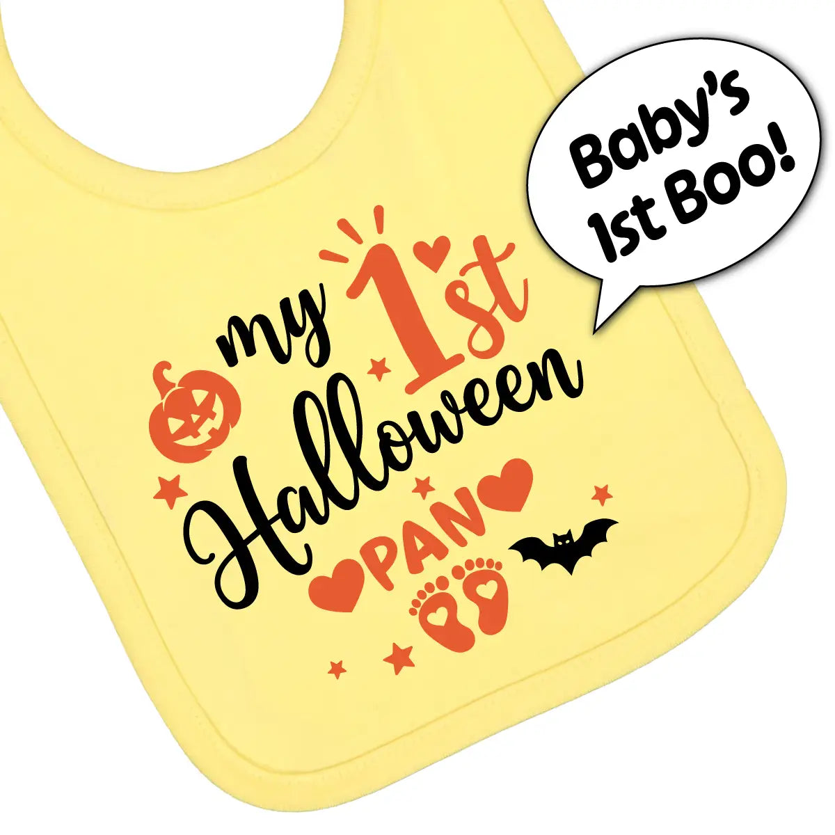 Personalized My 1st Halloween Baby Bib