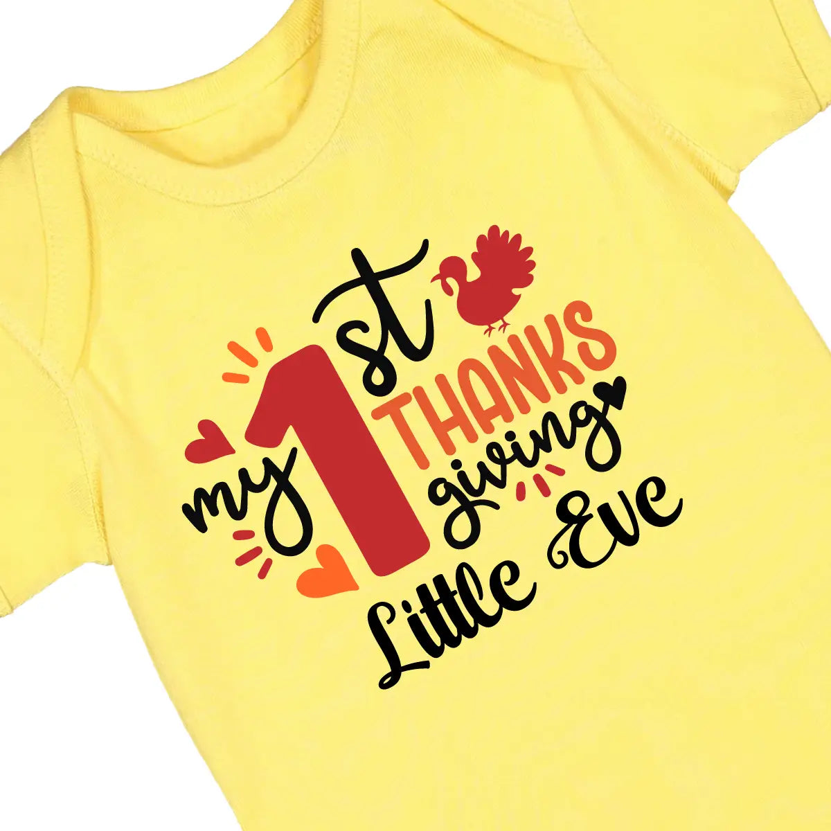 Personalized Thanksgiving Baby Bodysuit