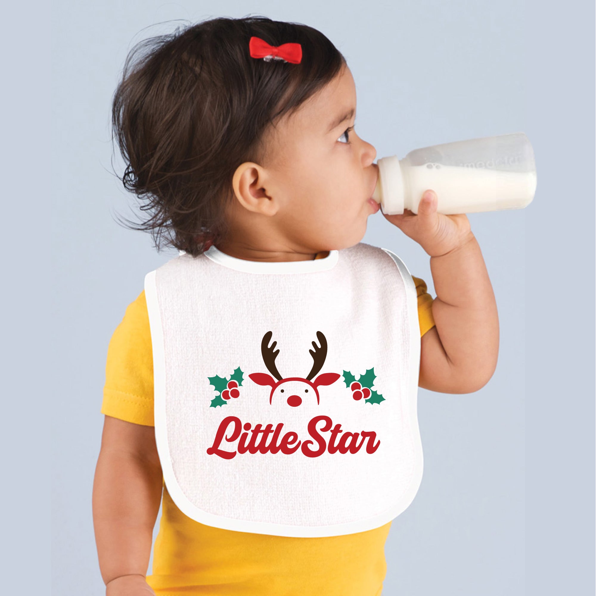 Personalized Christmas Baby Bib
