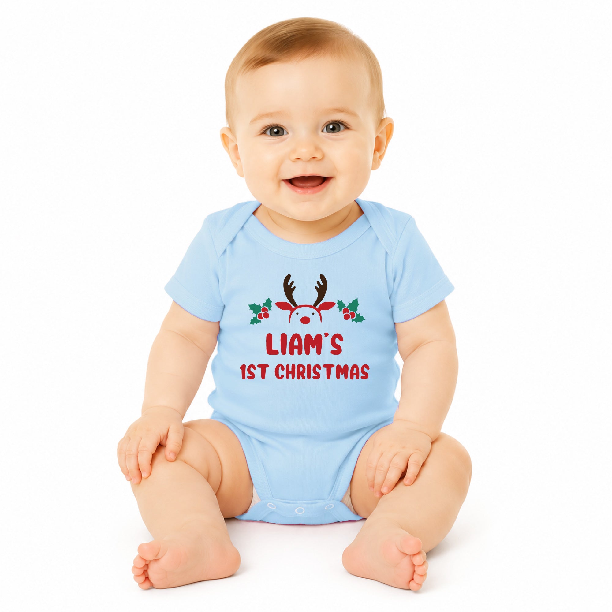 Personalized Christmas Baby Bodysuit