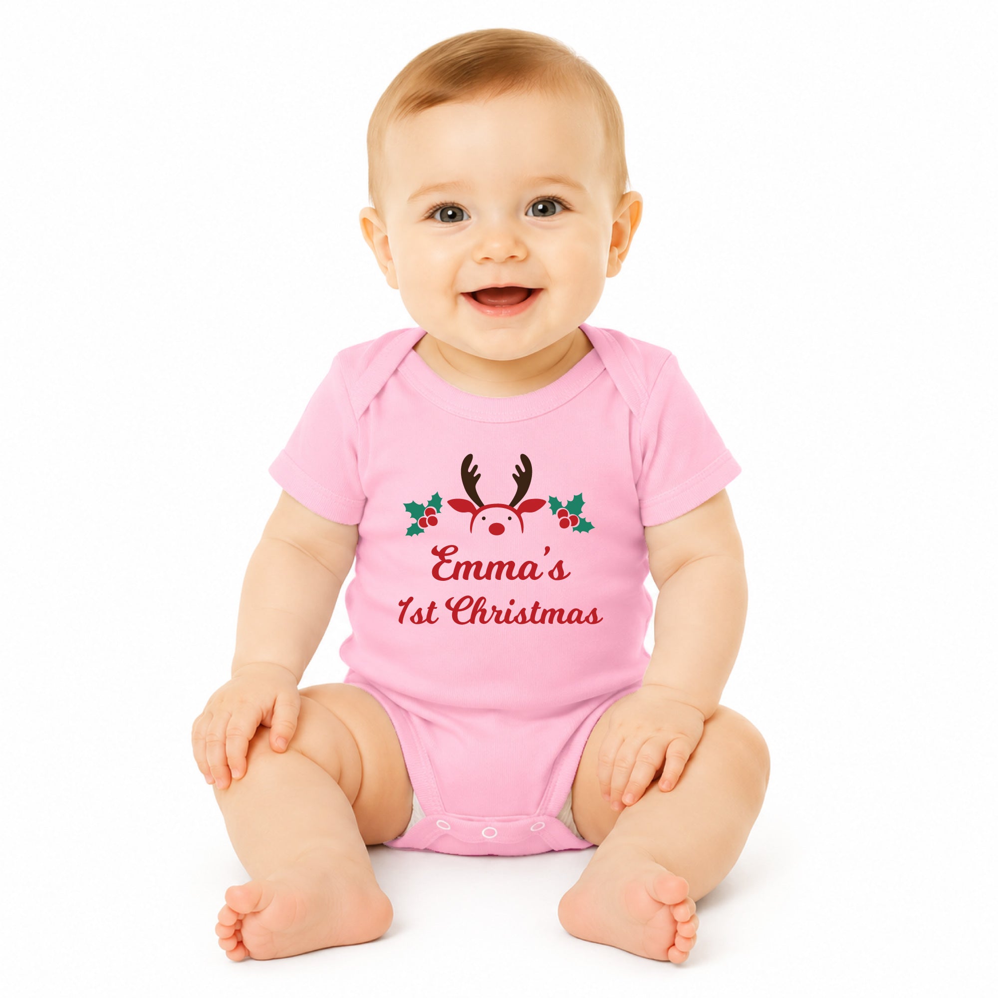 Personalized Christmas Baby Bodysuit