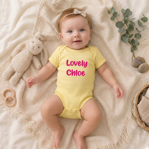 Personalized custom Baby Bodysuit
