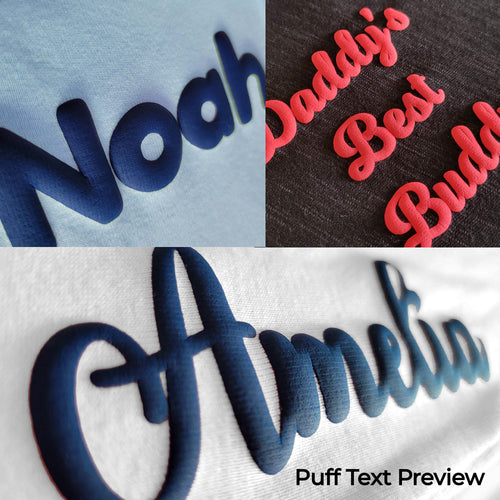 Personalized Puff Baby Bodysuit