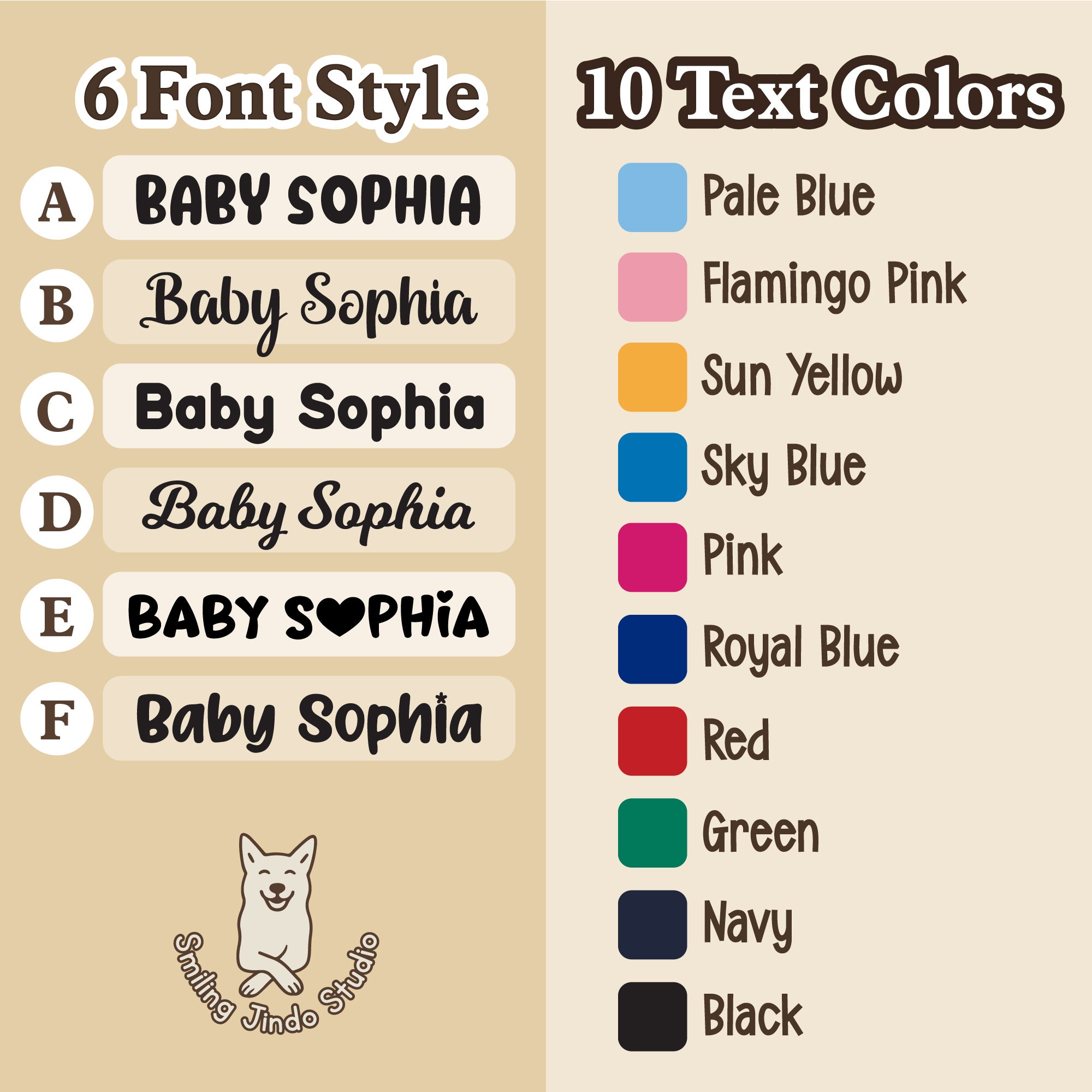Personalized custom baby bib