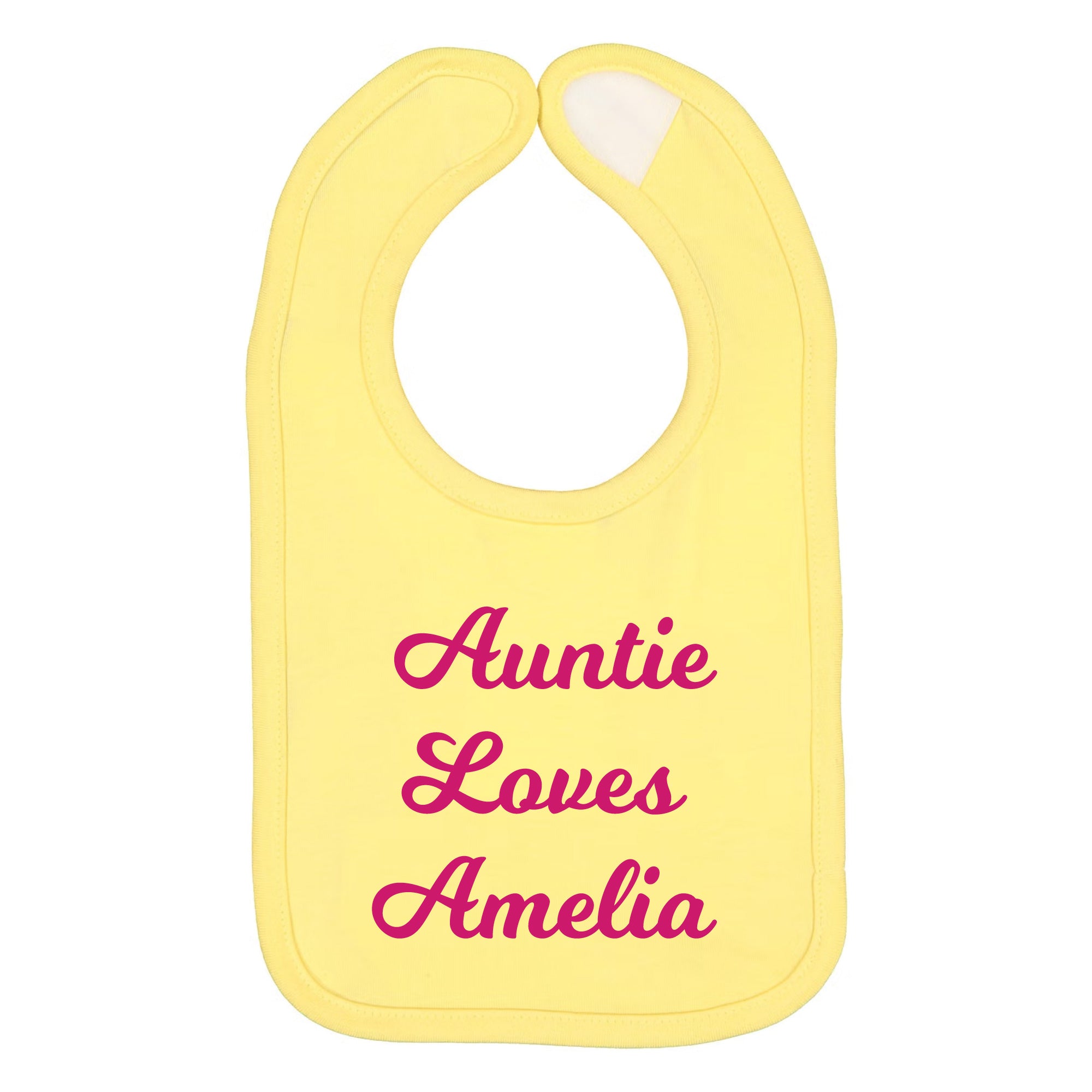 Personalized Jersey Baby Bib