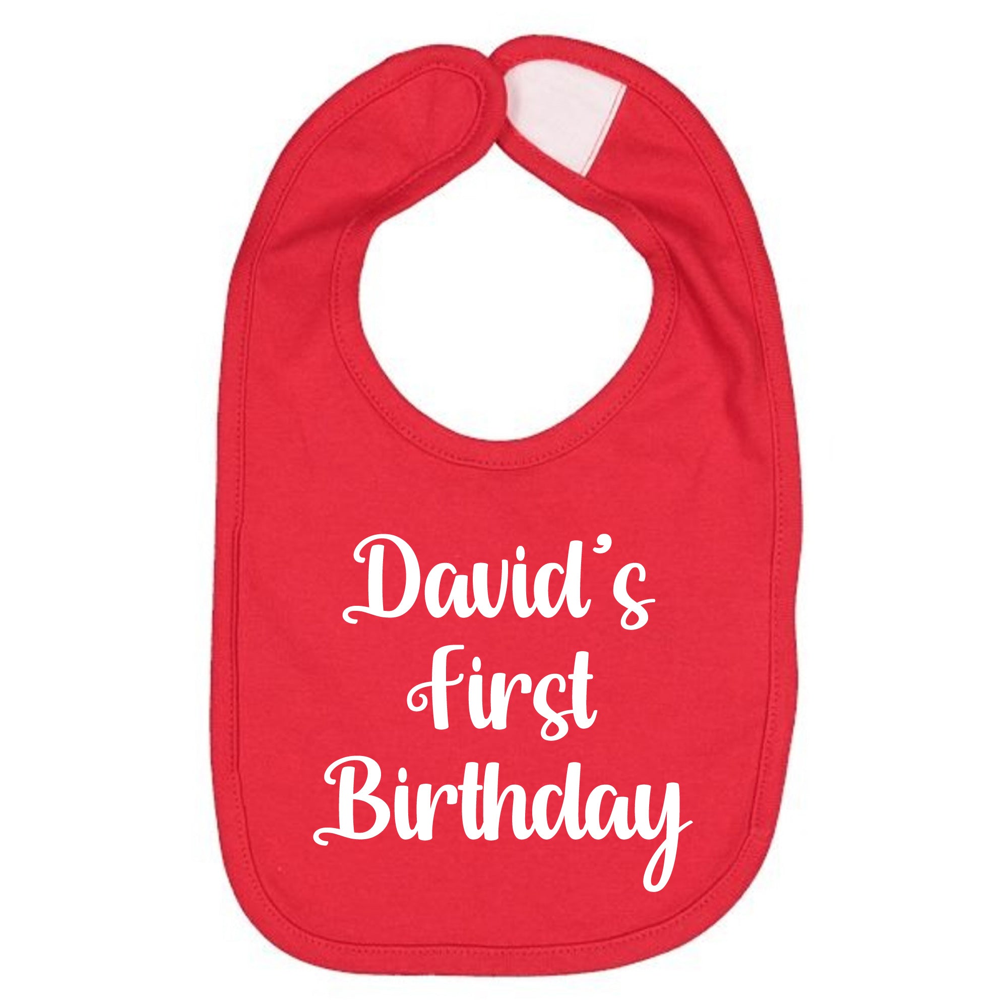 Personalized Jersey Baby Bib