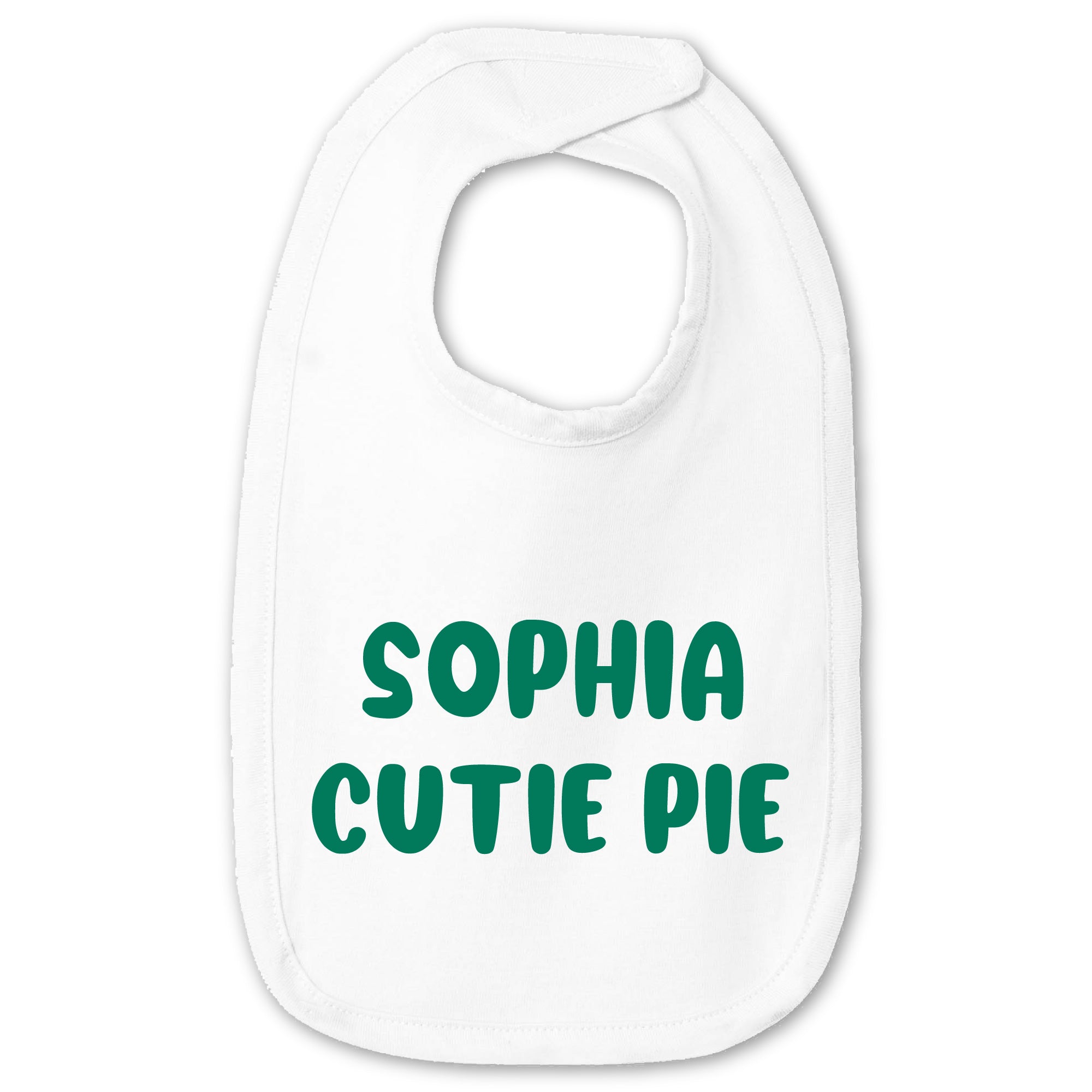 Personalized Jersey Baby Bib