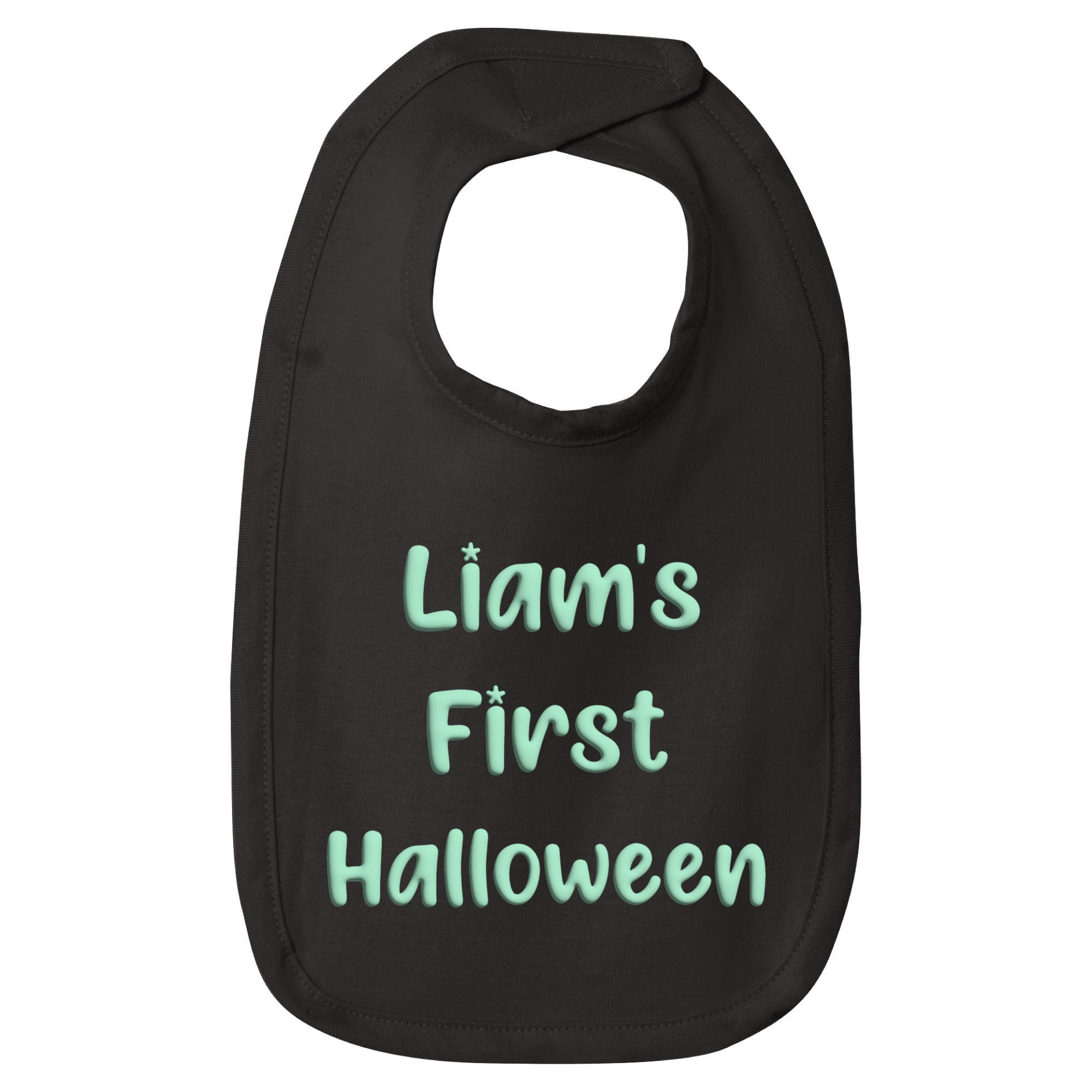 Custom Puff Text bib