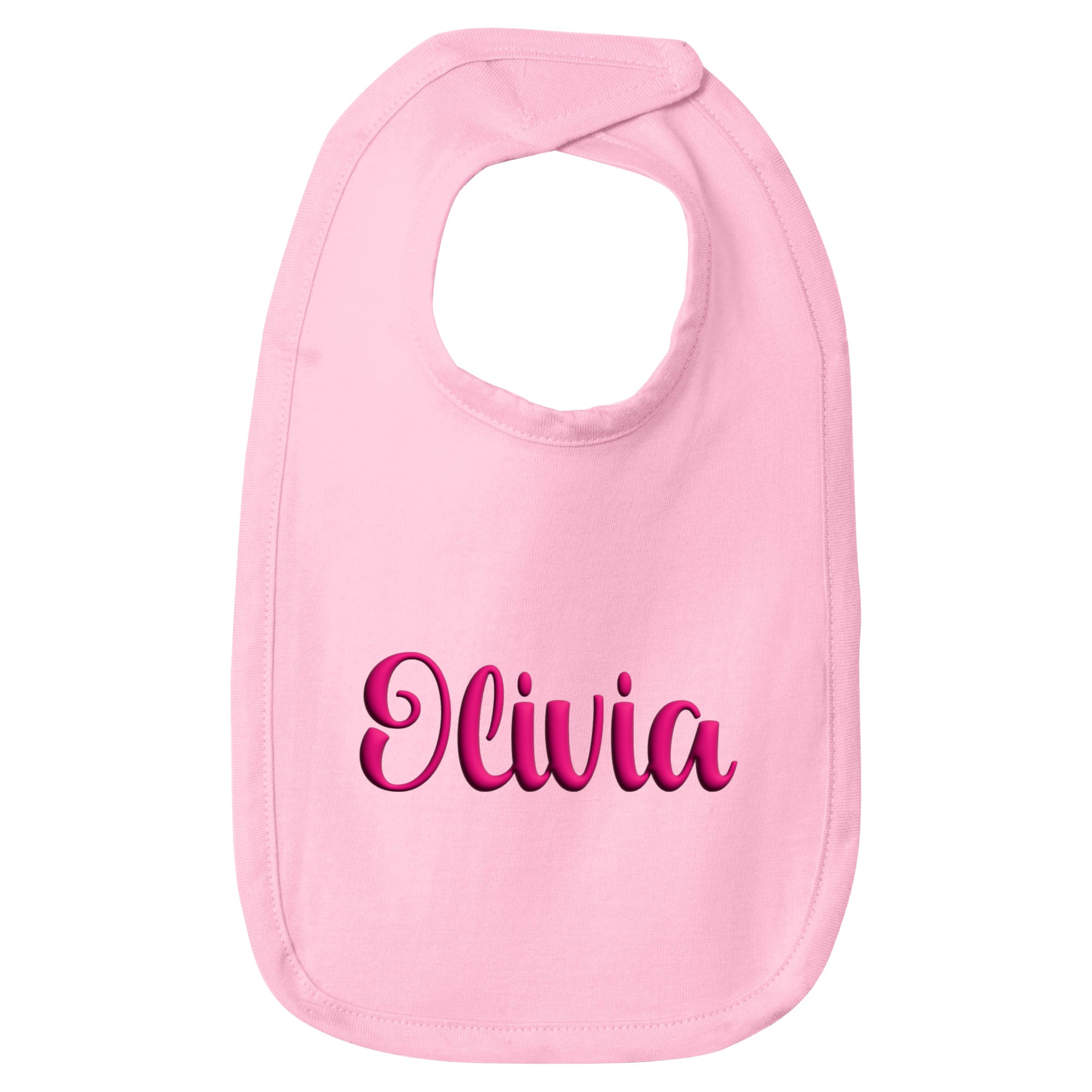 Custom Puff Text bib