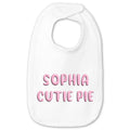Custom Puff Text bib