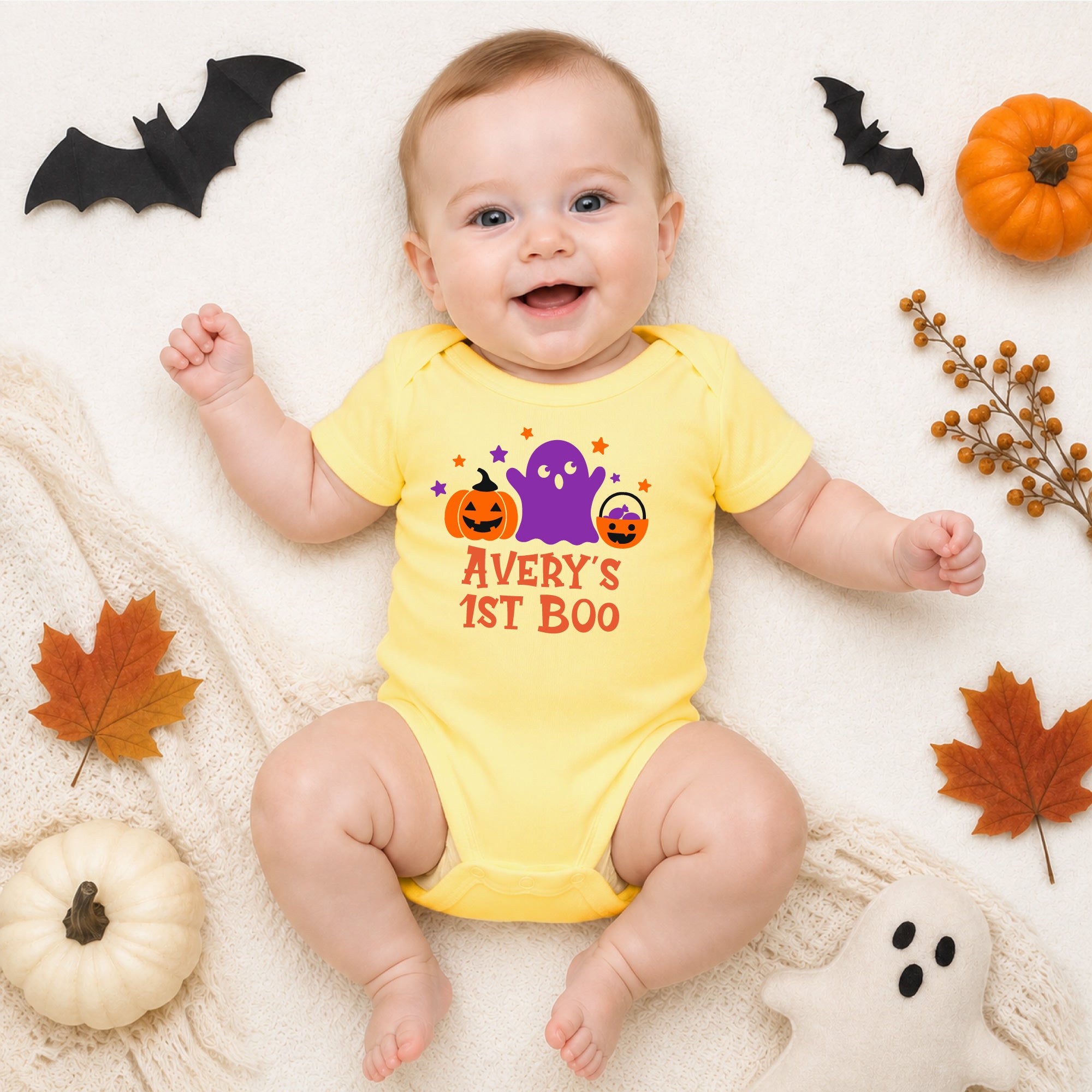 Personalized Halloween Baby Bodysuit