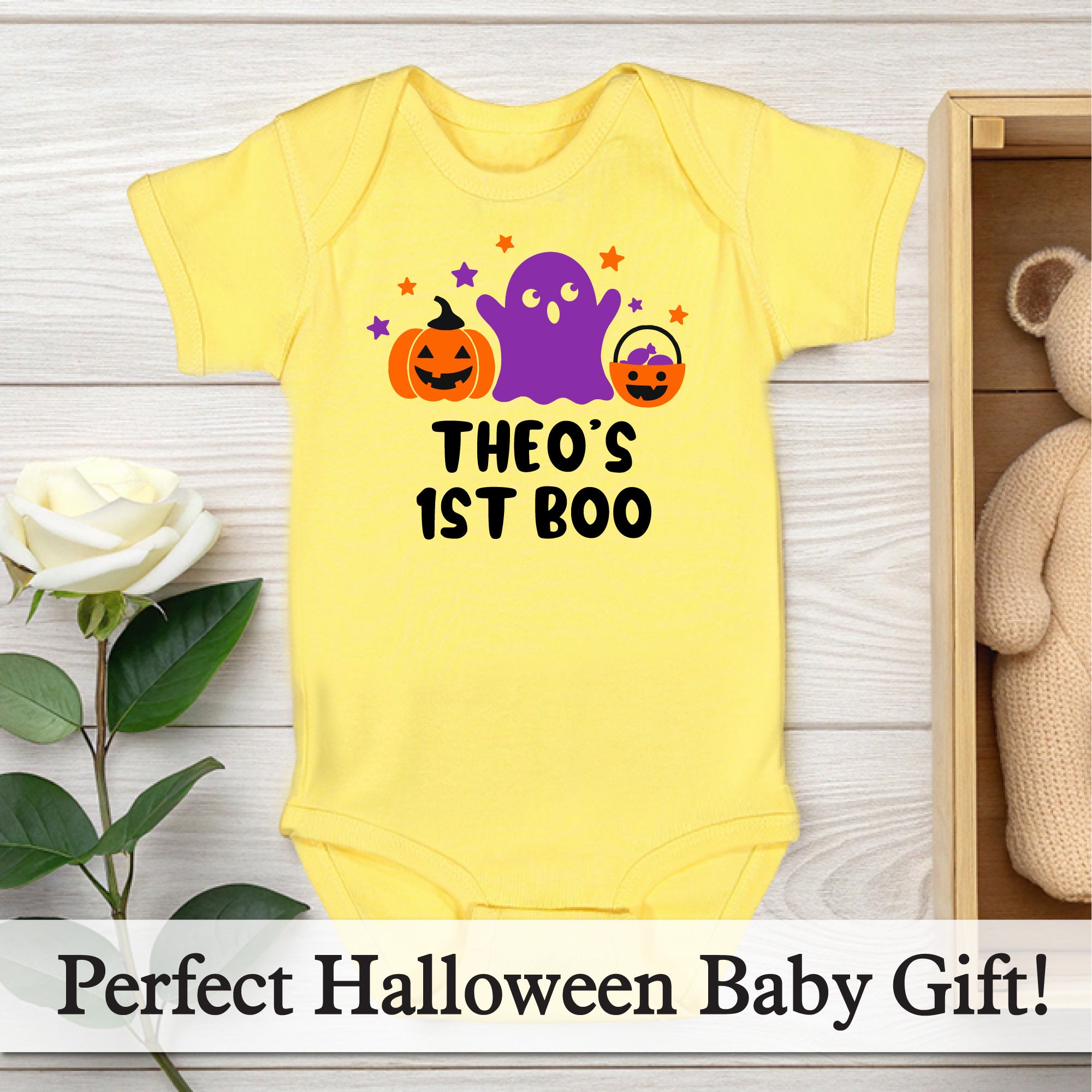 Personalized Halloween Baby Bodysuit