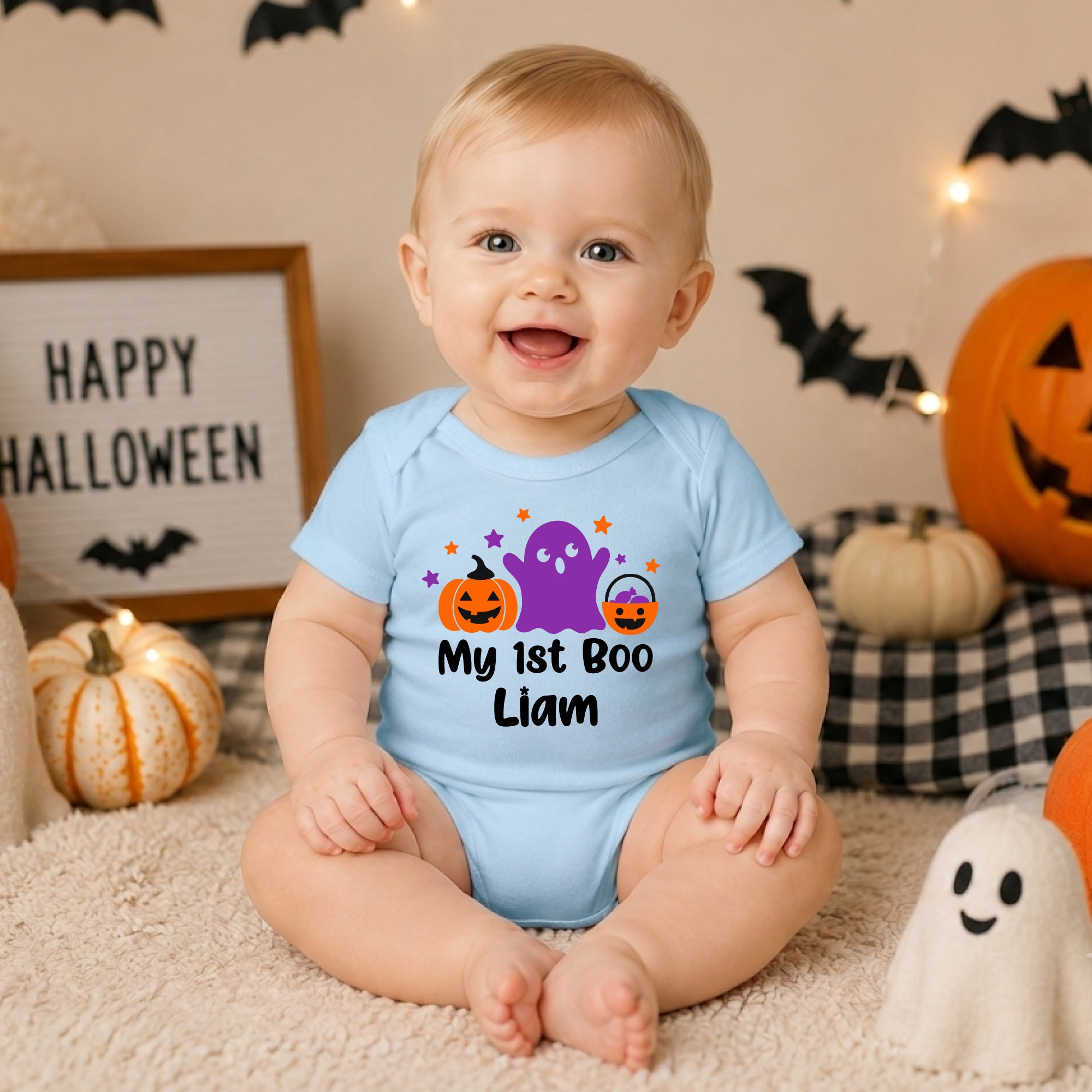 Personalized Halloween Baby Bodysuit