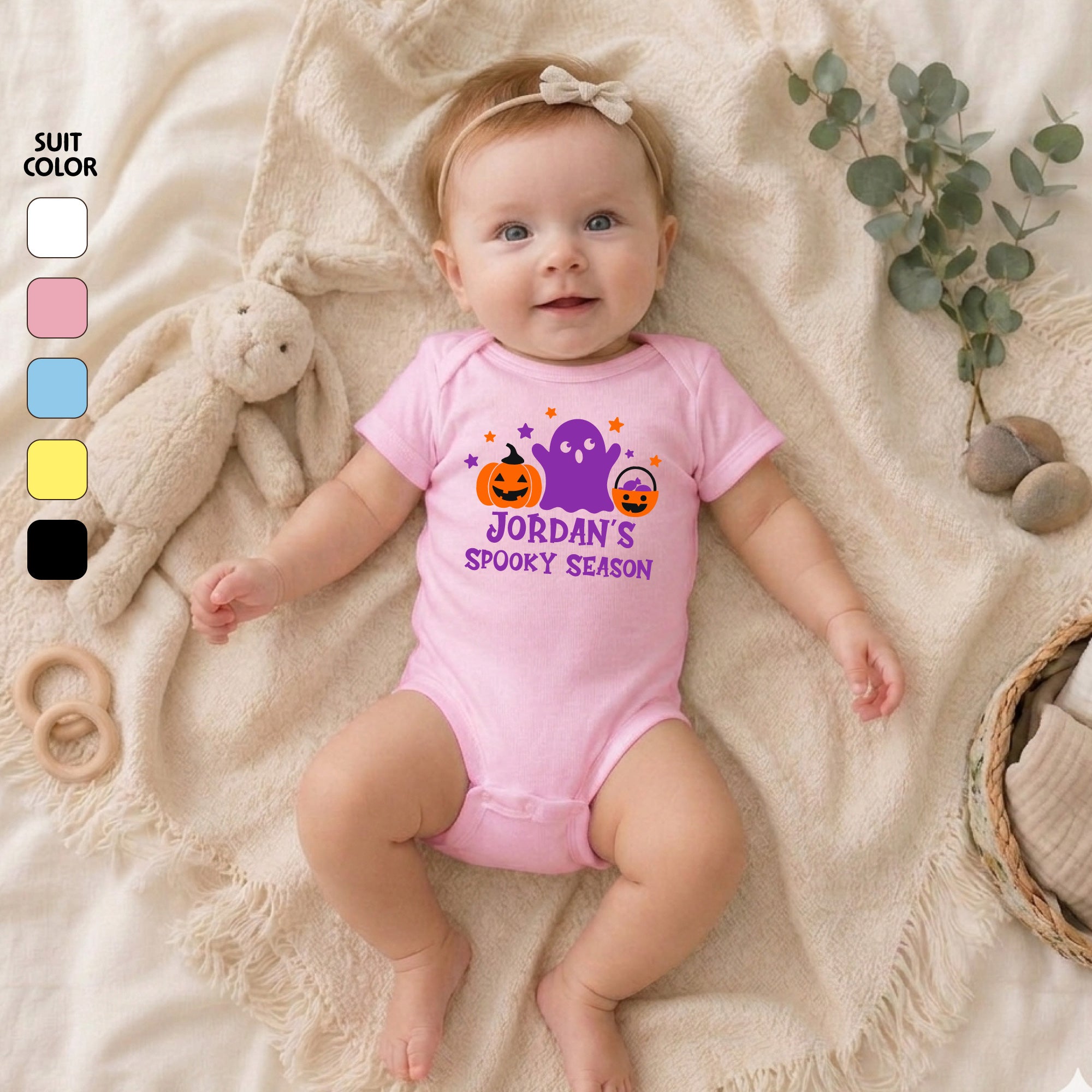 Personalized Halloween Baby Bodysuit