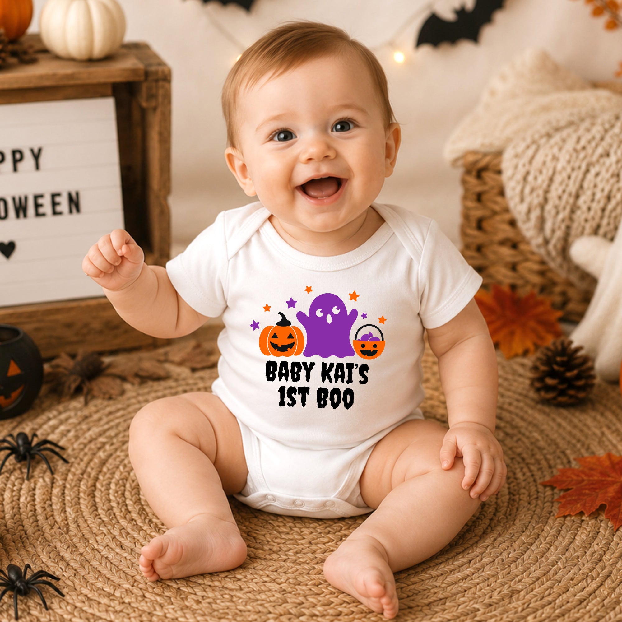 Personalized Halloween Baby Bodysuit