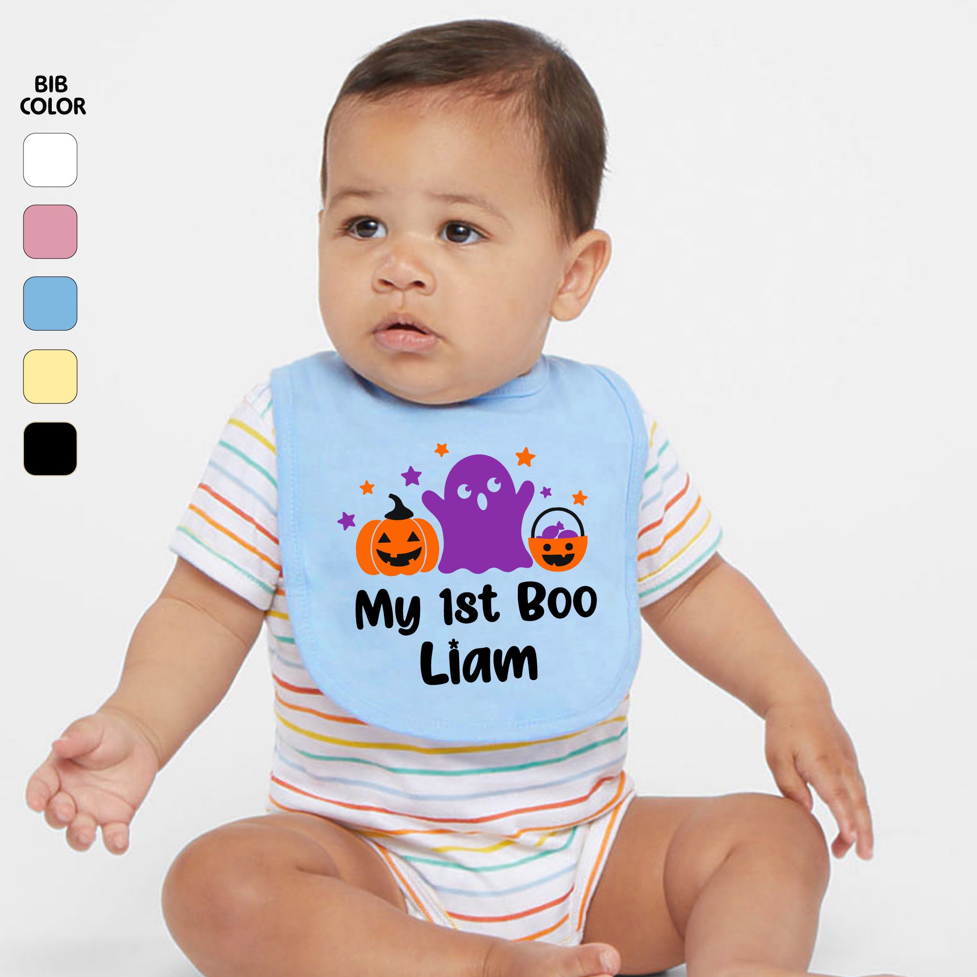 Personalized Halloween Jersey Bib