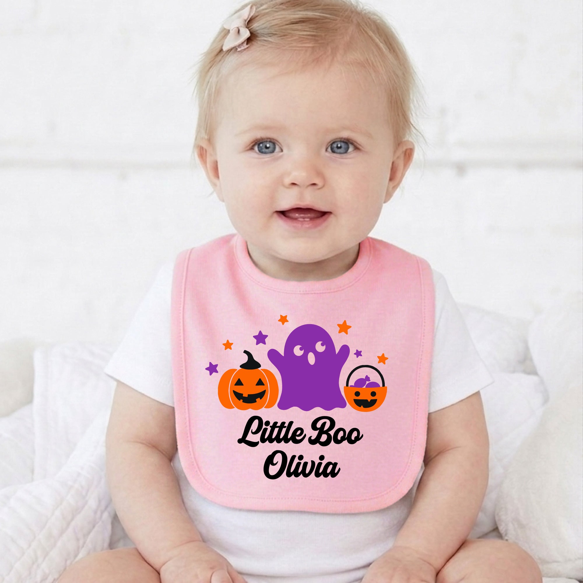 Personalized Halloween Jersey Bib