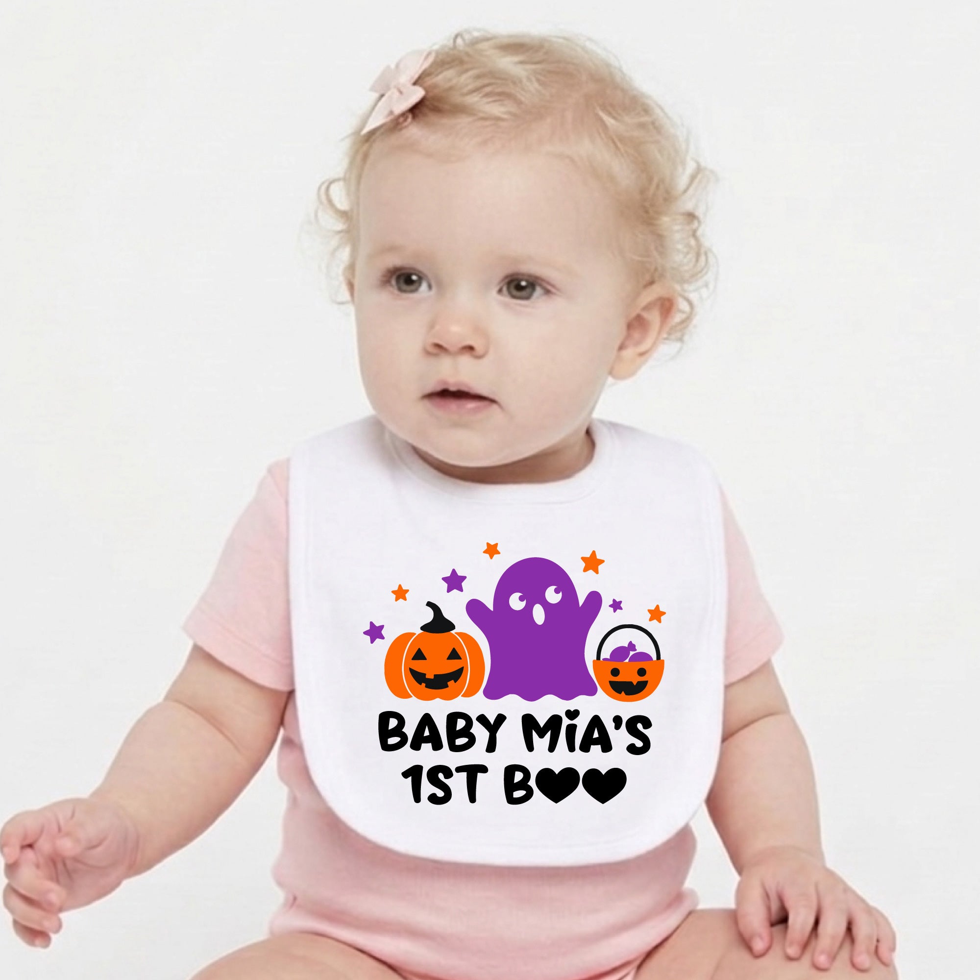 Personalized Halloween Jersey Bib
