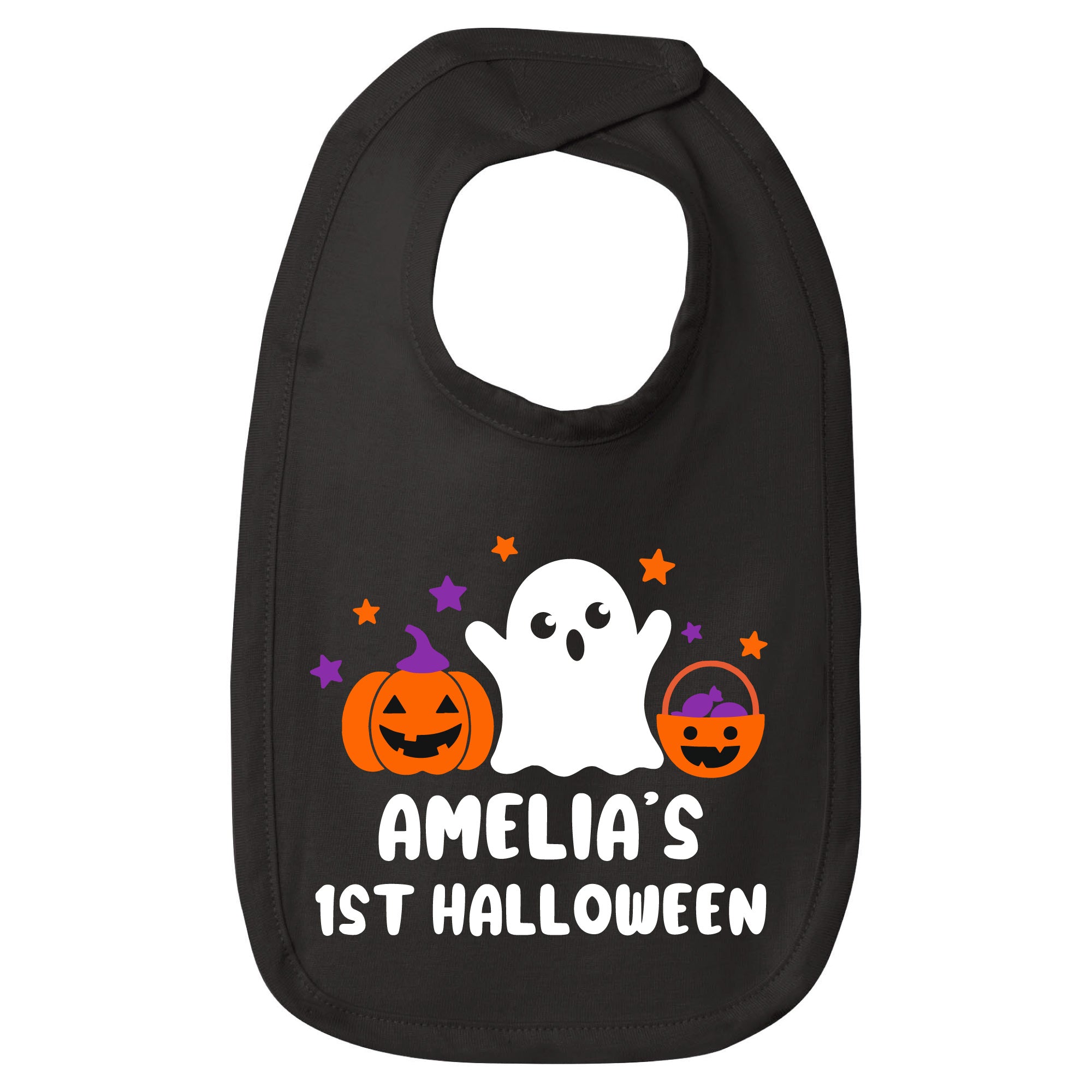 Personalized Halloween Jersey Bib