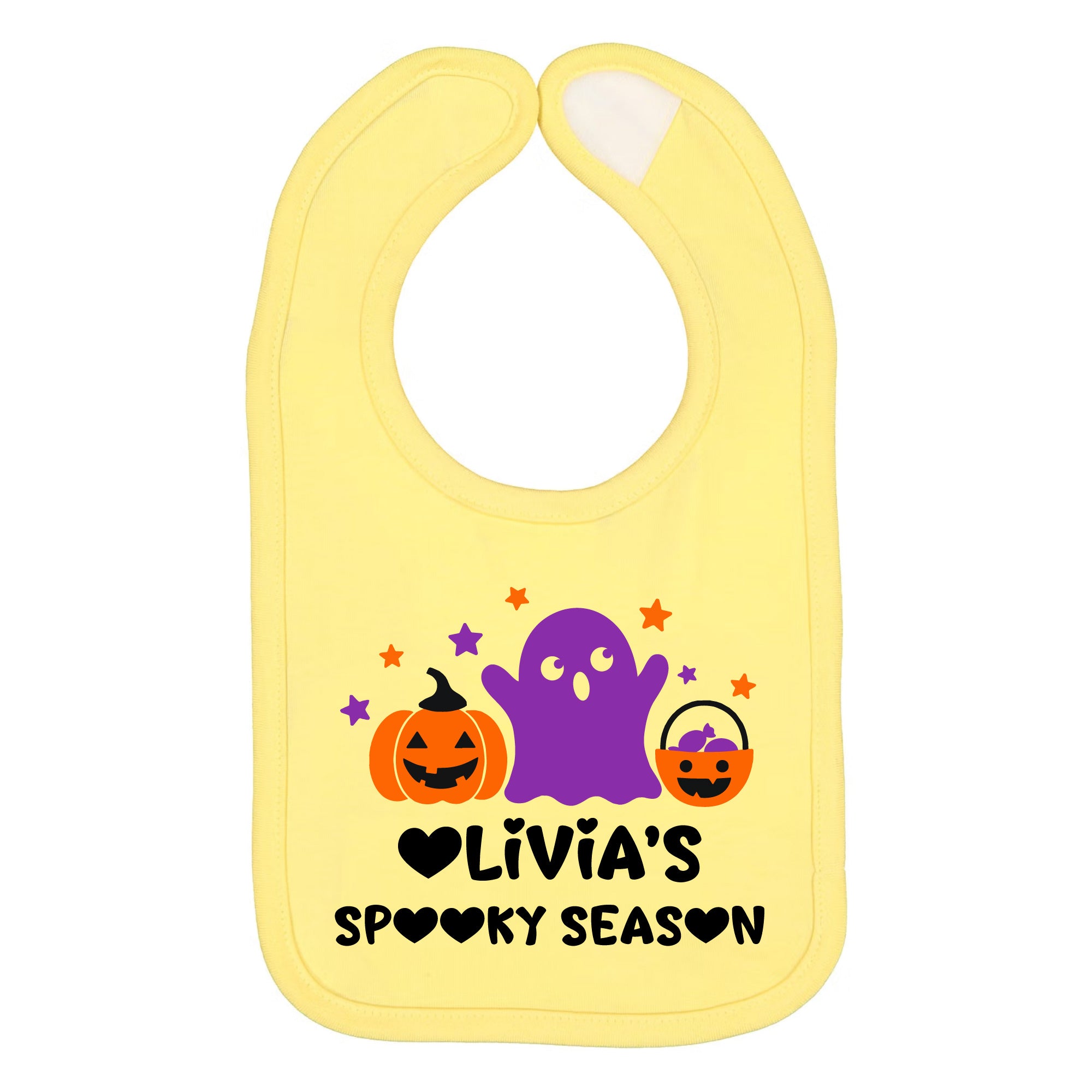 Personalized Halloween Jersey Bib