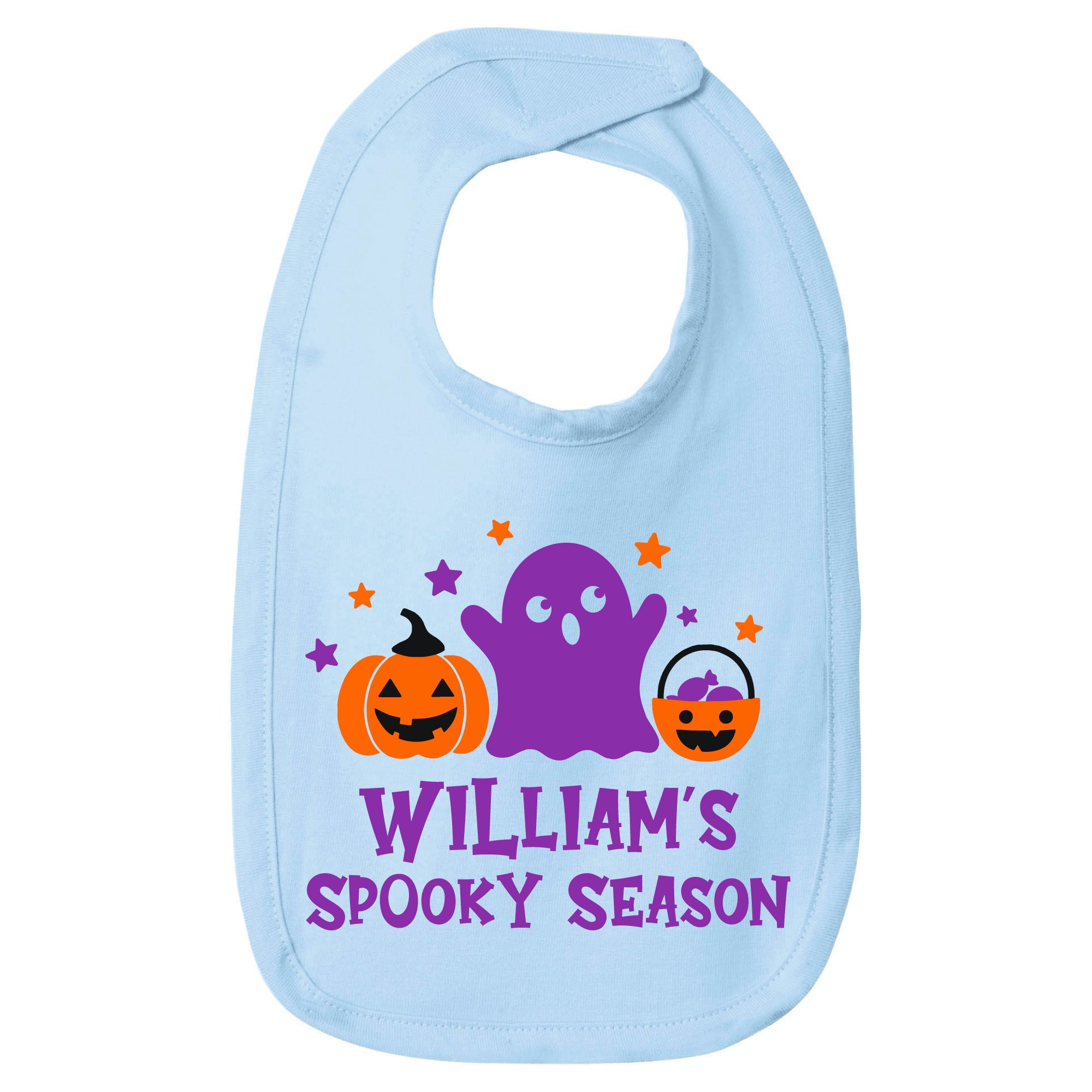 Personalized Halloween Jersey Bib