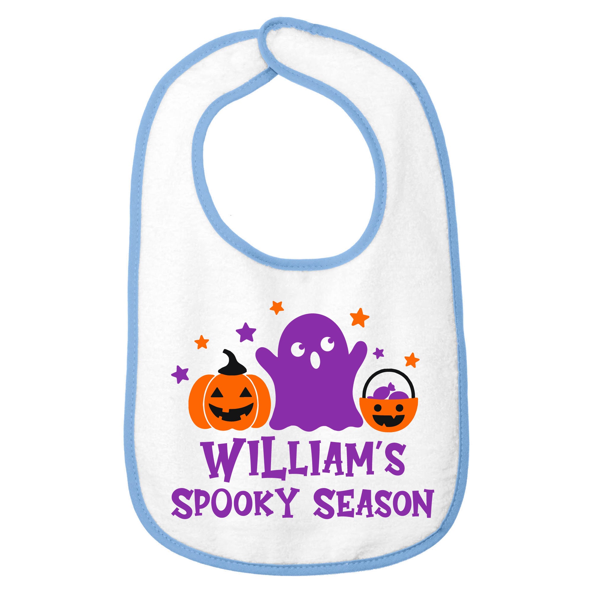 Personalized 1st Halloween Baby Bib