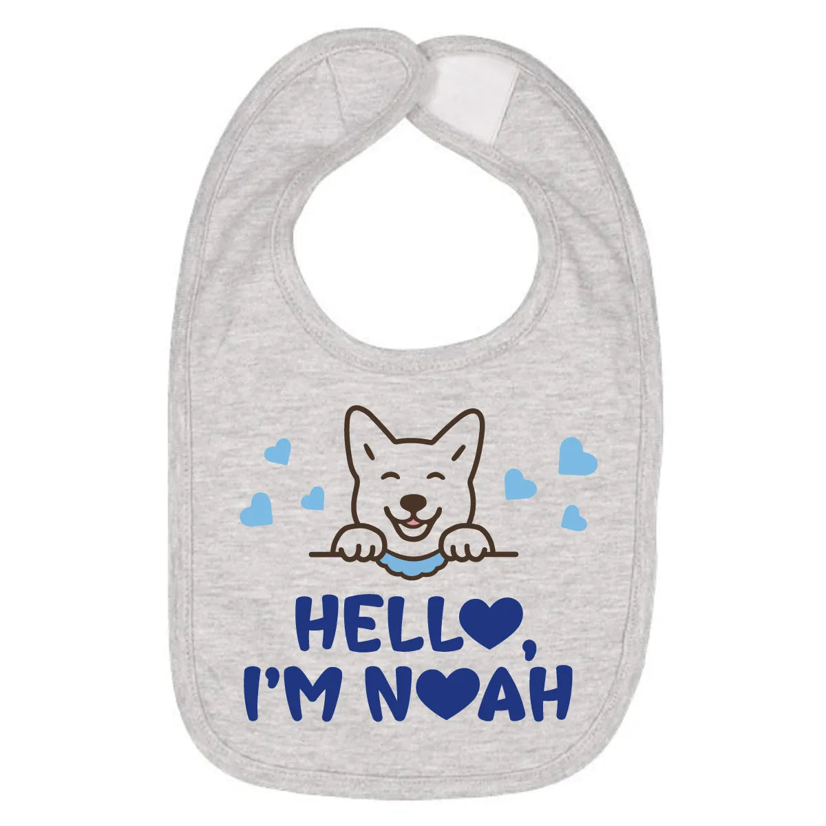 Personalized Jersey Baby Bib