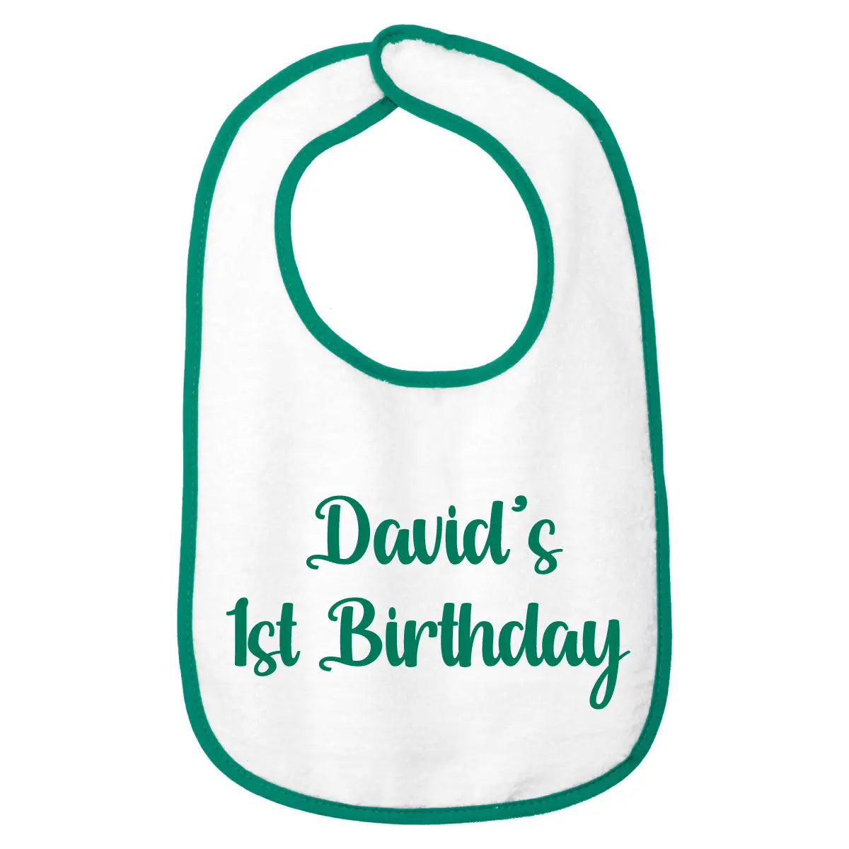 Personalized Cotton Terry Baby Bib