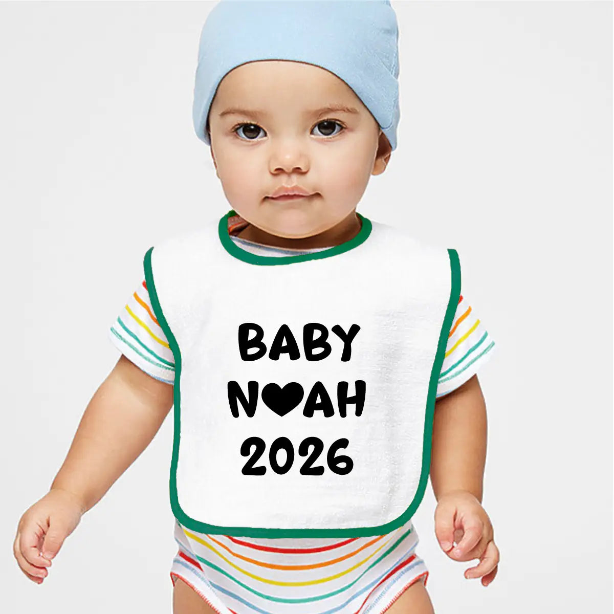 Personalized Cotton Terry Baby Bib