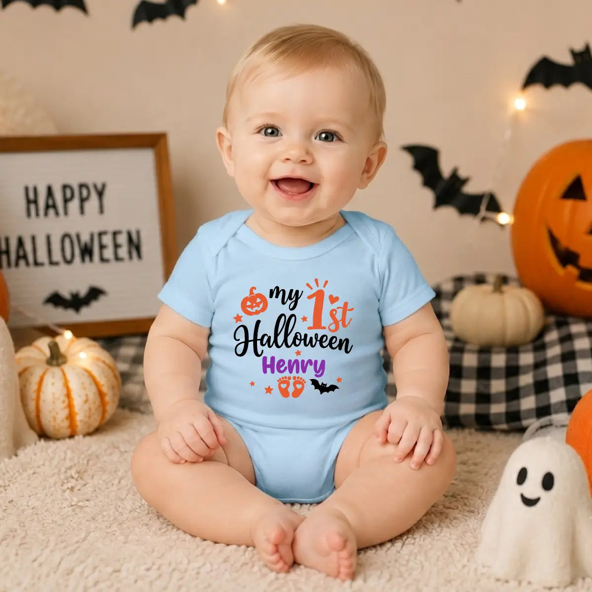 Personalized My 1st Halloween Bodysuit